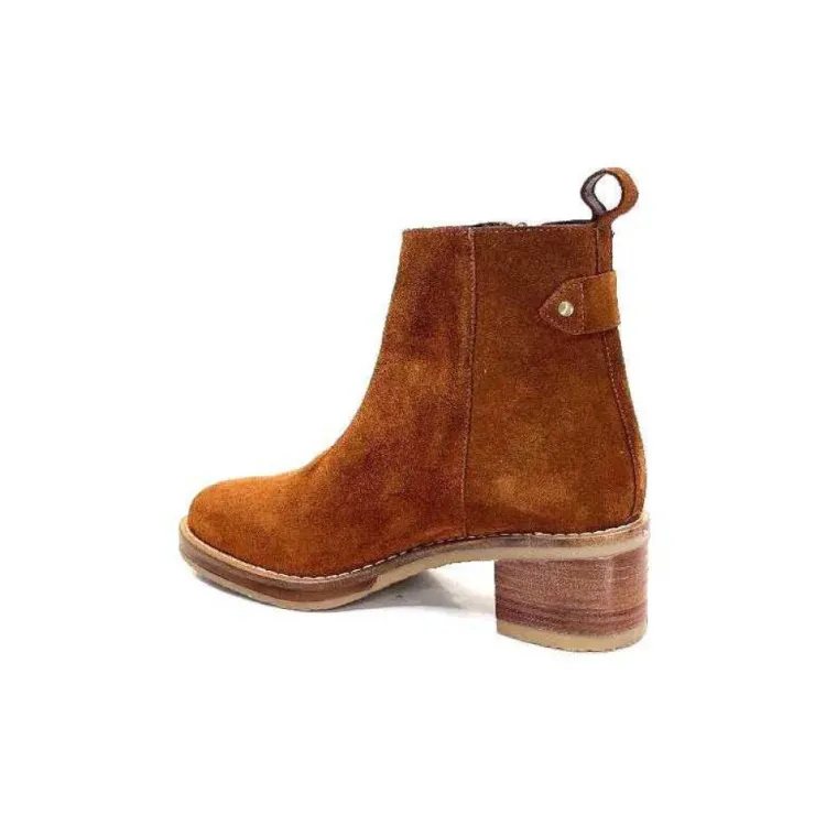 We Do Ivoire 99765 Daim Marron*Femme Bottines