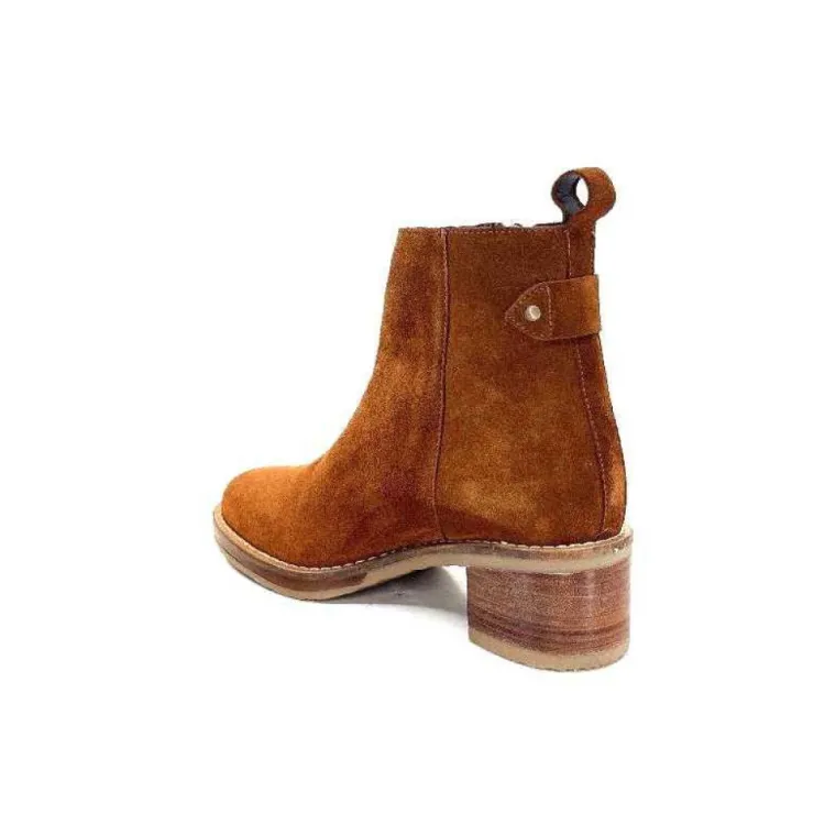 We Do Ivoire 99765 Daim Marron*Femme Bottines