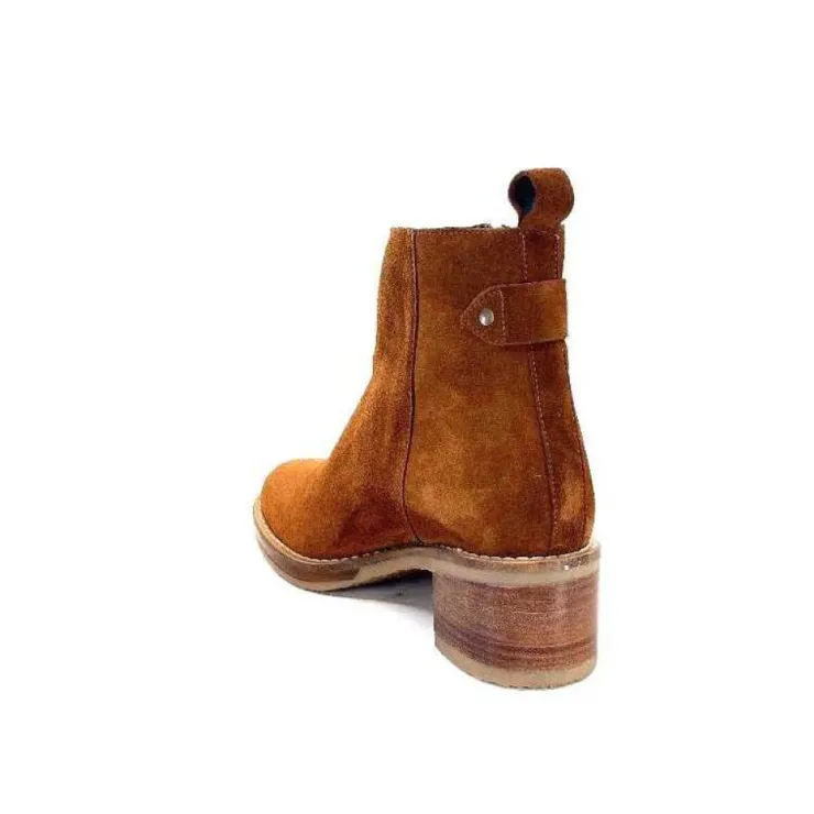 We Do Ivoire 99765 Daim Marron*Femme Bottines