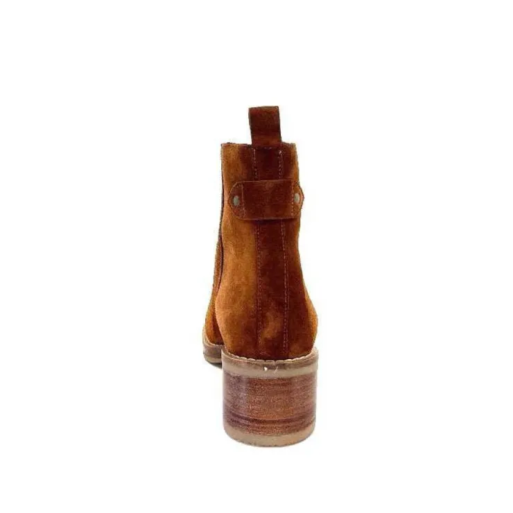 We Do Ivoire 99765 Daim Marron*Femme Bottines