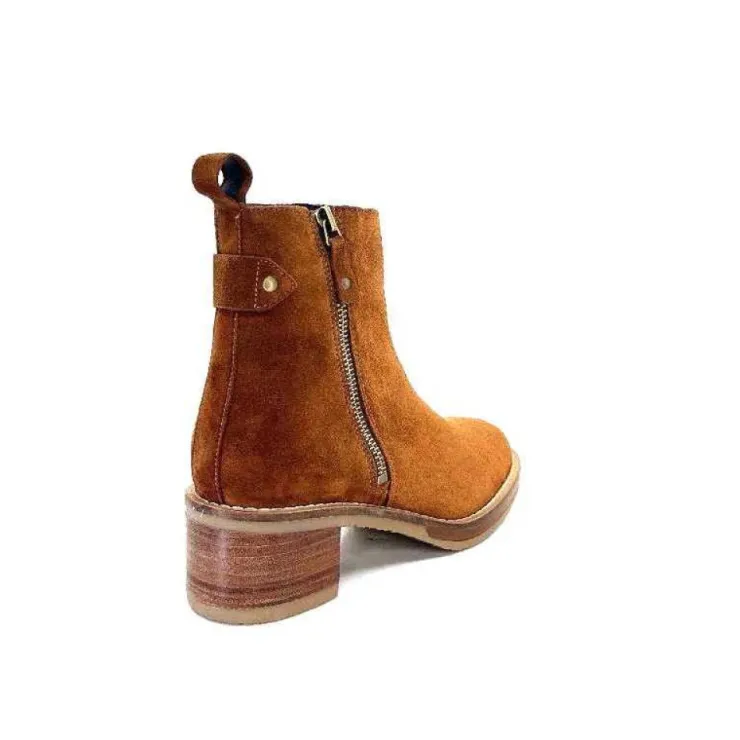 We Do Ivoire 99765 Daim Marron*Femme Bottines