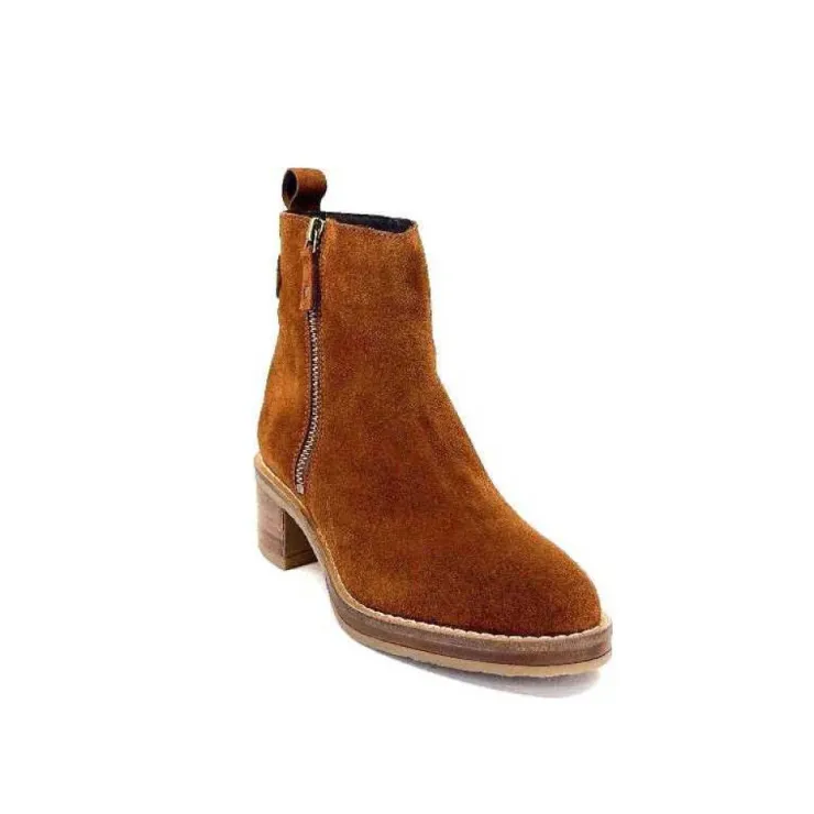 We Do Ivoire 99765 Daim Marron*Femme Bottines