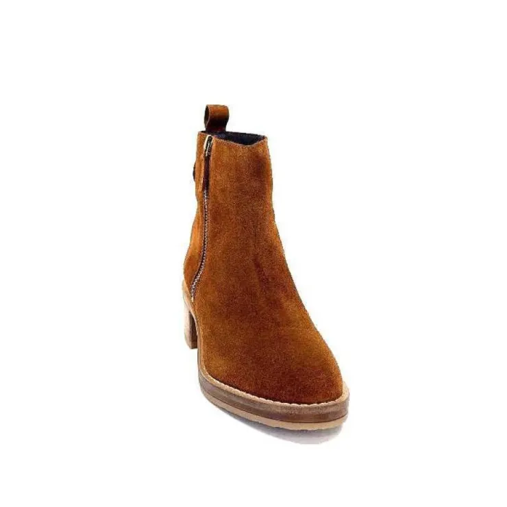 We Do Ivoire 99765 Daim Marron*Femme Bottines