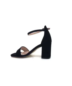 Ivoire0351a Ivoire 8605587 Daim Noir*Femme Sandales