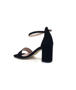 Ivoire0351a Ivoire 8605587 Daim Noir*Femme Sandales