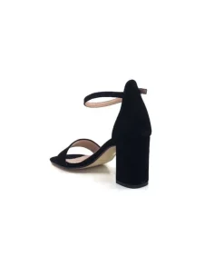 Ivoire0351a Ivoire 8605587 Daim Noir*Femme Sandales