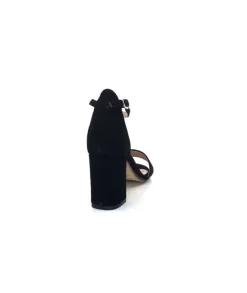 Ivoire0351a Ivoire 8605587 Daim Noir*Femme Sandales