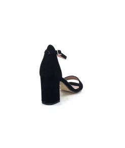 Ivoire0351a Ivoire 8605587 Daim Noir*Femme Sandales