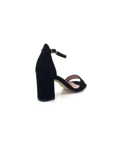 Ivoire0351a Ivoire 8605587 Daim Noir*Femme Sandales