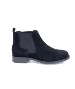 Ivoire0209b Ivoire 12215 Daim Noir*Femme Bottines