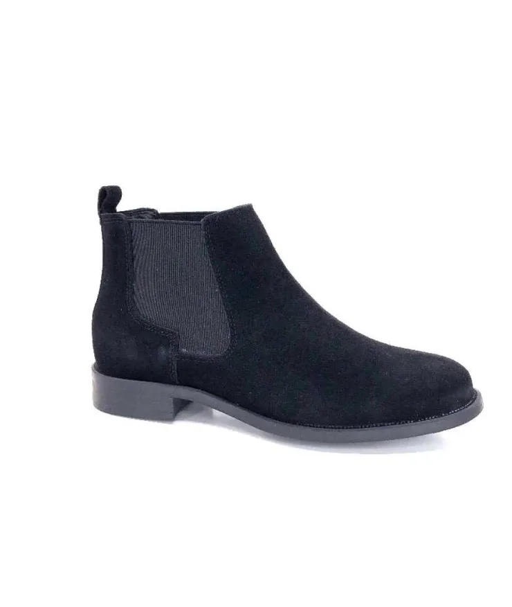 Ivoire0209b Ivoire 12215 Daim Noir*Femme Bottines