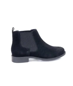 Ivoire0209b Ivoire 12215 Daim Noir*Femme Bottines