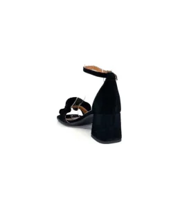 Ivoire0351a Ivoire 8453770 Daim Noir*Femme Sandales