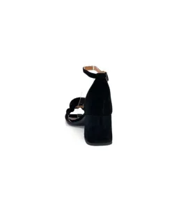 Ivoire0351a Ivoire 8453770 Daim Noir*Femme Sandales