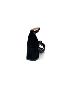 Ivoire0351a Ivoire 8453770 Daim Noir*Femme Sandales
