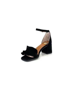Ivoire0351a Ivoire 8453770 Daim Noir*Femme Sandales