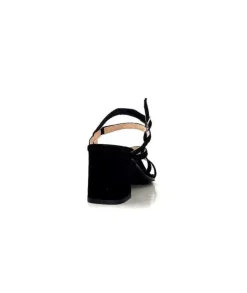 Ivoire0104a Ivoire 47146 Daim Noir*Femme Sandales