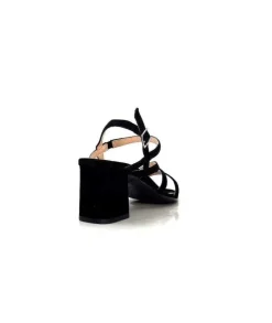 Ivoire0104a Ivoire 47146 Daim Noir*Femme Sandales