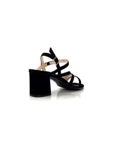 Ivoire0104a Ivoire 47146 Daim Noir*Femme Sandales
