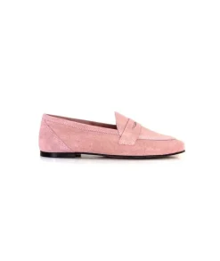 Ivoire0209b Ivoire 10648 Daim Rose*Femme Mocassins