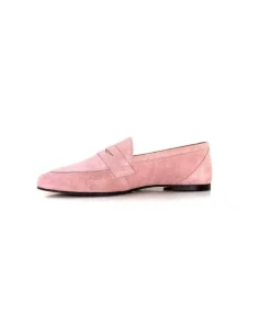 Ivoire0209b Ivoire 10648 Daim Rose*Femme Mocassins