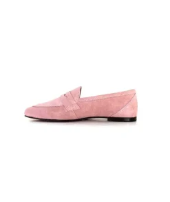 Ivoire0209b Ivoire 10648 Daim Rose*Femme Mocassins