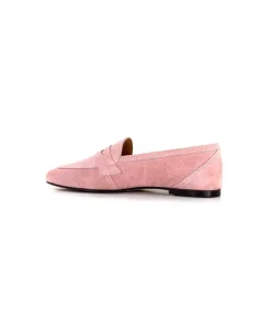 Ivoire0209b Ivoire 10648 Daim Rose*Femme Mocassins