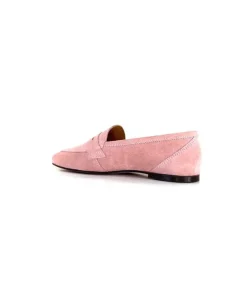 Ivoire0209b Ivoire 10648 Daim Rose*Femme Mocassins