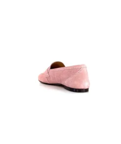 Ivoire0209b Ivoire 10648 Daim Rose*Femme Mocassins