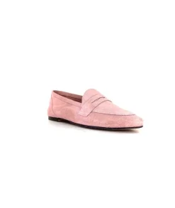 Ivoire0209b Ivoire 10648 Daim Rose*Femme Mocassins