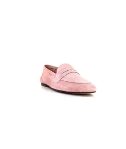 Ivoire0209b Ivoire 10648 Daim Rose*Femme Mocassins
