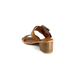 Ivoire0401a Ivoire 500.3006 Daim Tan*Femme Mules