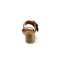 Ivoire0401a Ivoire 500.3006 Daim Tan*Femme Mules