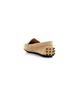 Ivoire0209b Ivoire 12443 Daim Taupe*Femme Mocassins