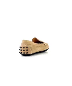 Ivoire0209b Ivoire 12443 Daim Taupe*Femme Mocassins