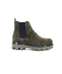 Ivoire0351a Ivoire 9615312 Daim Vert*Femme Bottines