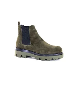 Ivoire0351a Ivoire 9615312 Daim Vert*Femme Bottines
