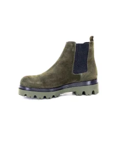 Ivoire0351a Ivoire 9615312 Daim Vert*Femme Bottines