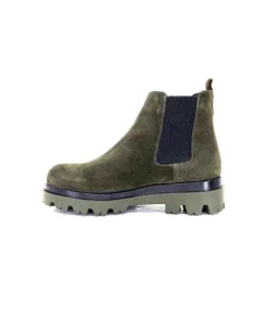 Ivoire0351a Ivoire 9615312 Daim Vert*Femme Bottines
