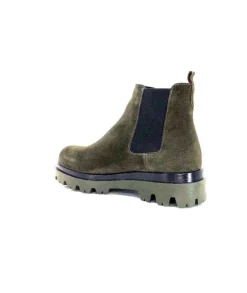 Ivoire0351a Ivoire 9615312 Daim Vert*Femme Bottines