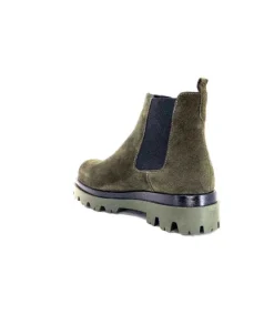 Ivoire0351a Ivoire 9615312 Daim Vert*Femme Bottines