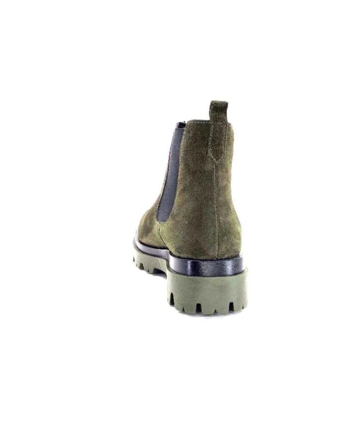 Ivoire0351a Ivoire 9615312 Daim Vert*Femme Bottines