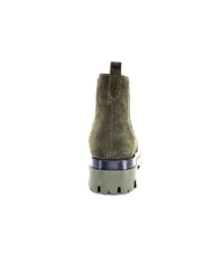 Ivoire0351a Ivoire 9615312 Daim Vert*Femme Bottines
