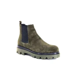 Ivoire0351a Ivoire 9615312 Daim Vert*Femme Bottines