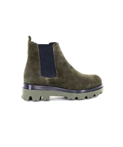 Ivoire0351a Ivoire 9615312 Daim Vert*Femme Bottines
