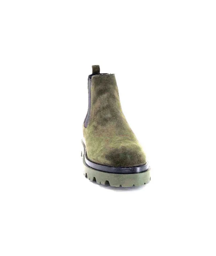 Ivoire0351a Ivoire 9615312 Daim Vert*Femme Bottines
