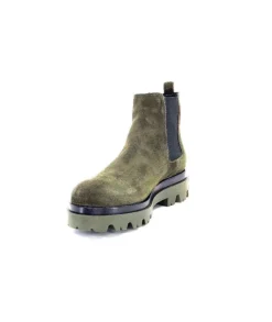 Ivoire0351a Ivoire 9615312 Daim Vert*Femme Bottines