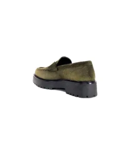 Ivoire0351a Ivoire 7325177 Daim Vert*Femme Mocassins