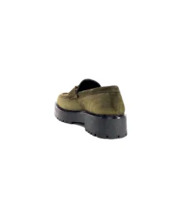Ivoire0351a Ivoire 7325177 Daim Vert*Femme Mocassins