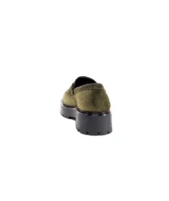 Ivoire0351a Ivoire 7325177 Daim Vert*Femme Mocassins
